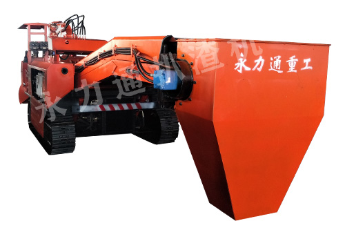 120履帶防爆扒渣機(jī)，漏斗接渣耙渣機(jī)